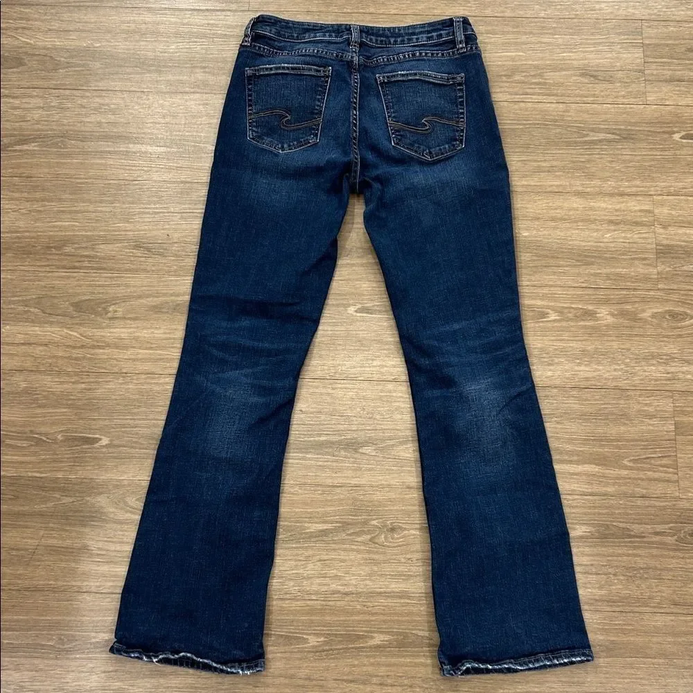 Silver Aiko Slim Boot Jeans